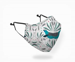 Kokako sublimated 2ply face mask