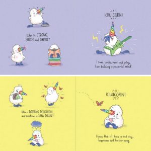 Alternative view of Kiwicorn book