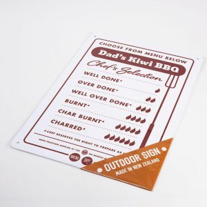 Alternative view of Dad's BBQ Outdoor Sign