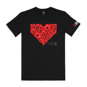 RSA Poppy Cluster Men’s T-Shirt Black