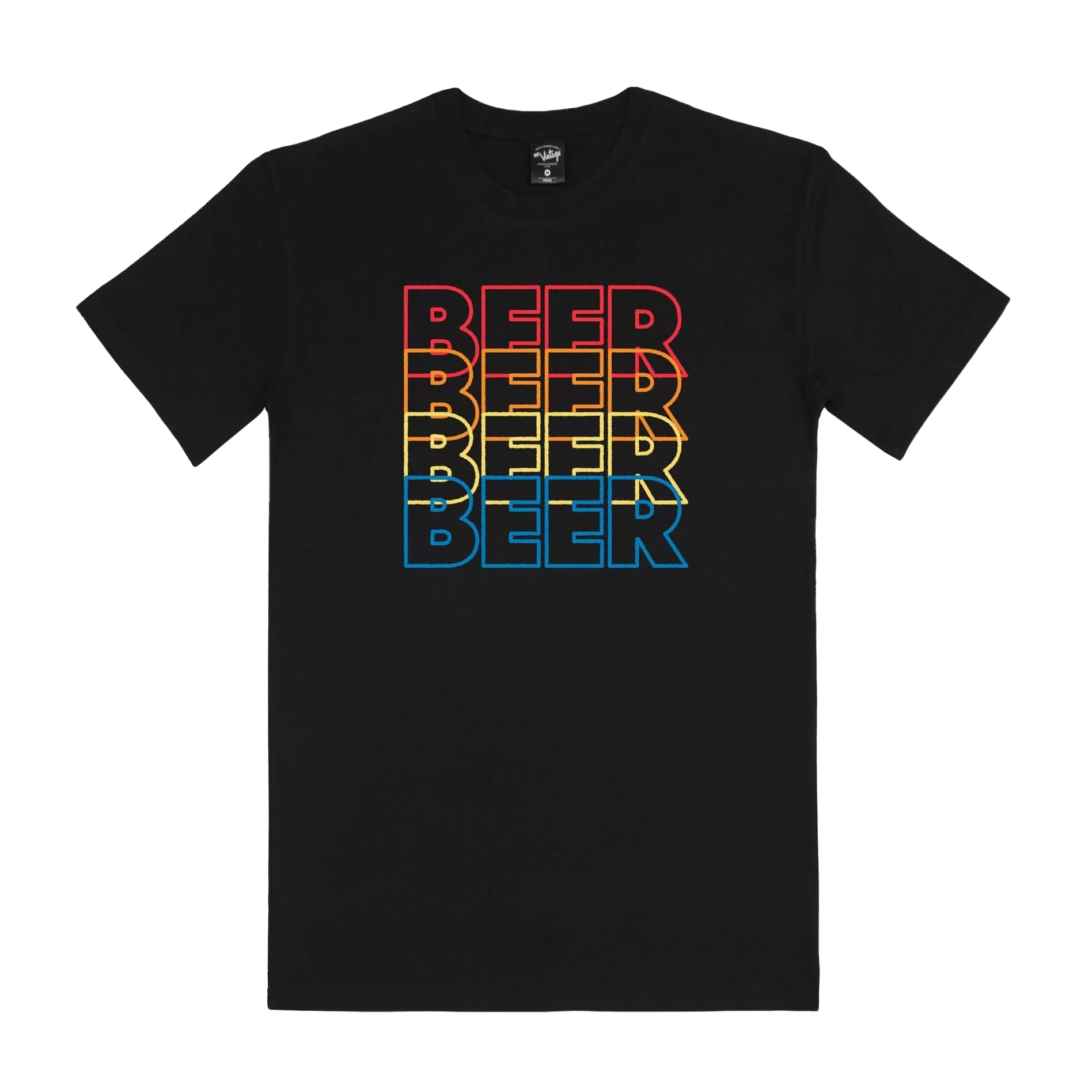 BBBEER Bright Men’s Black T-shirt