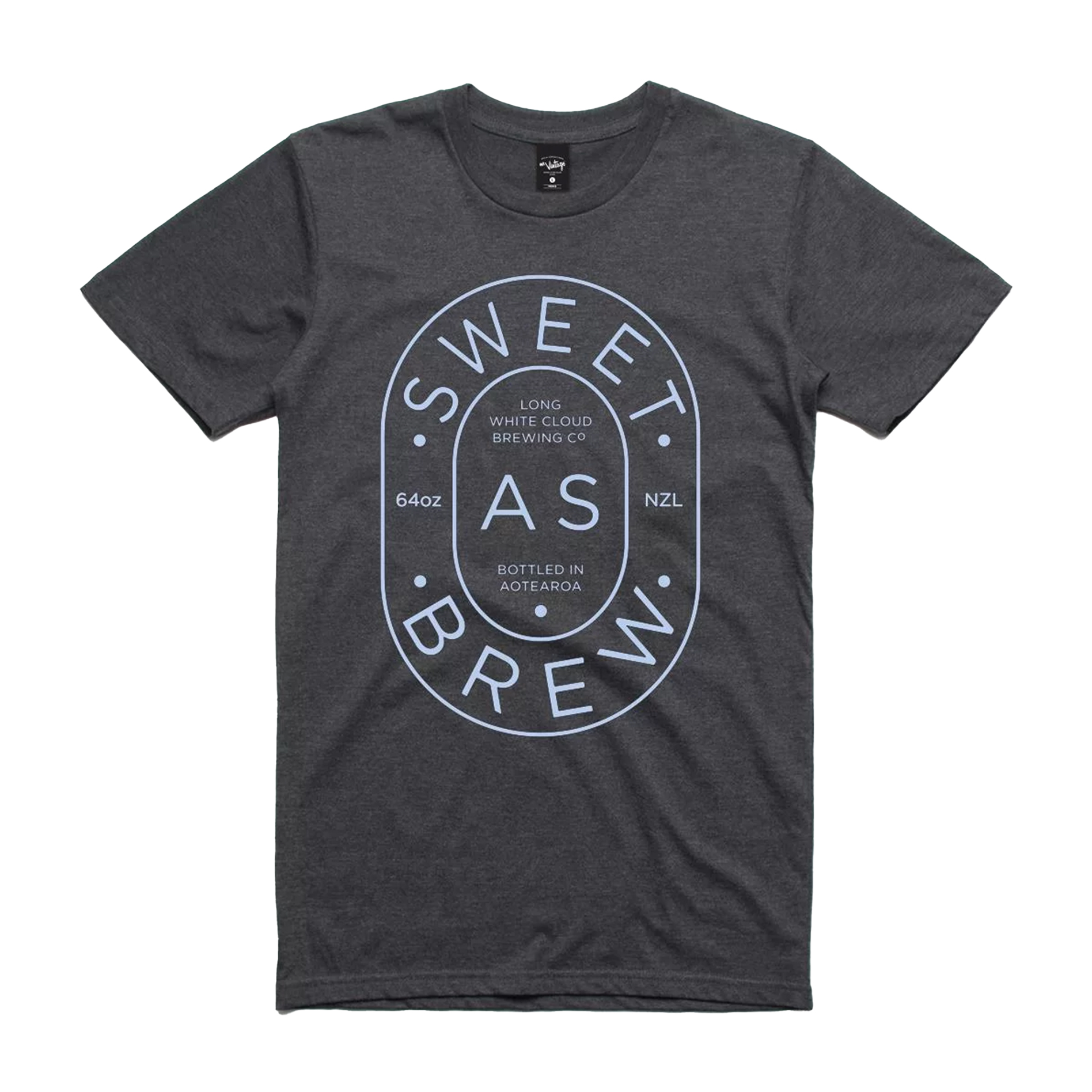 Sweet As Brew Mens T-Shirt - Asphalt