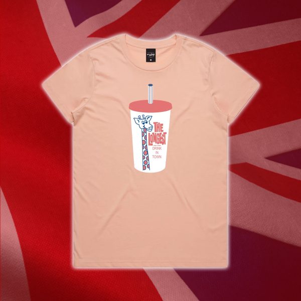 Longest Drink Cup Women's Pink T-shirt